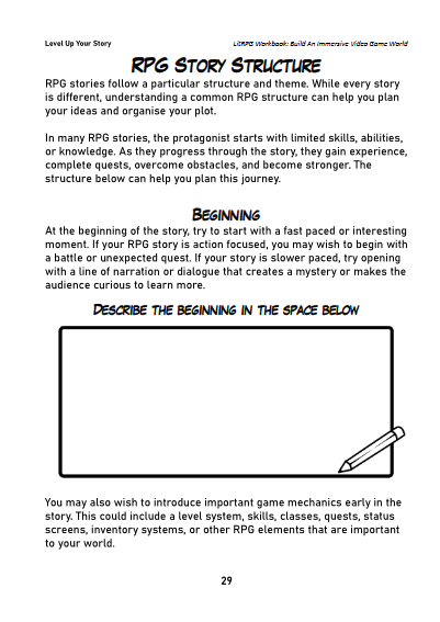 LitRPG Story Workbook Preview 29
